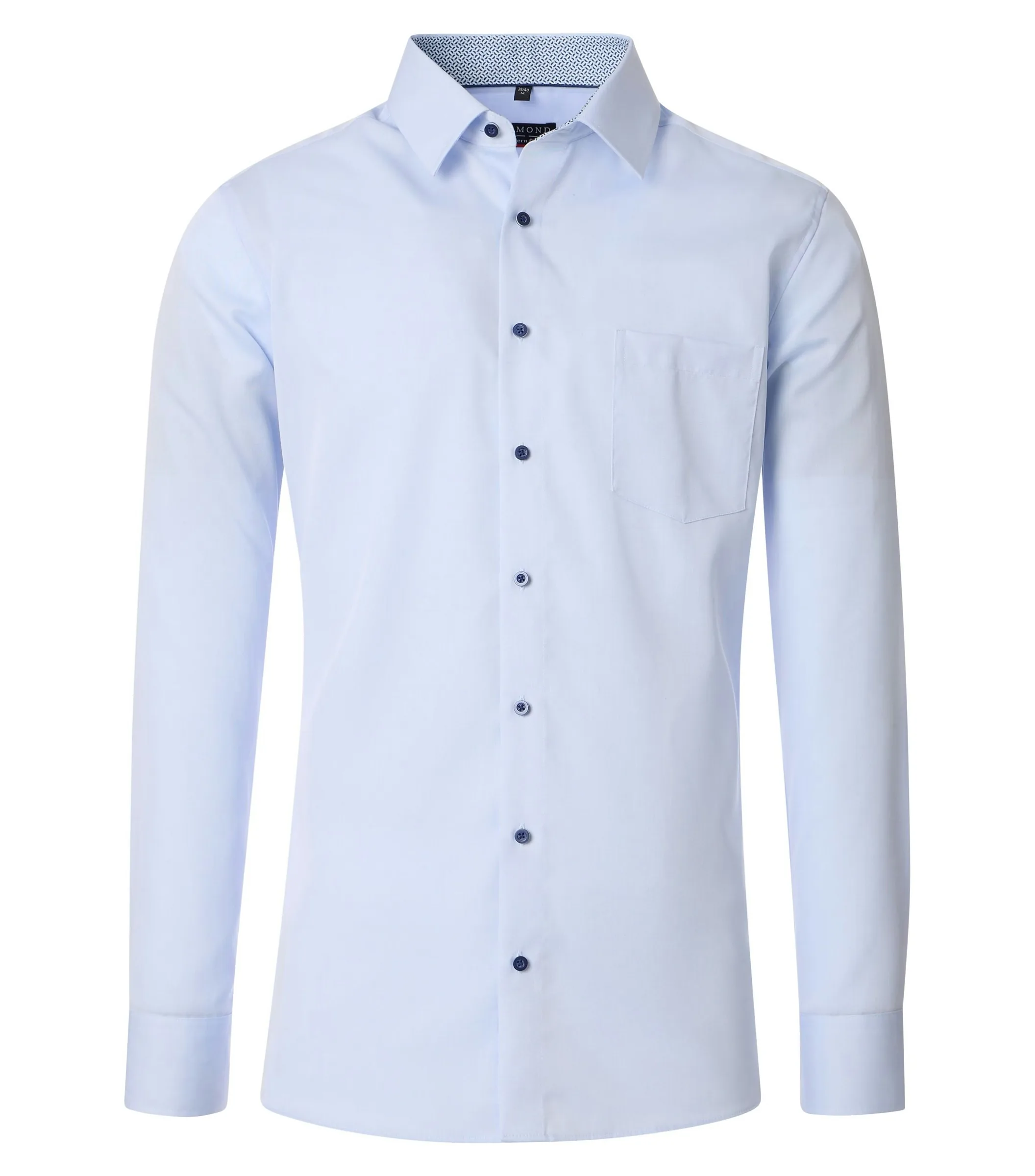REDMOND Businesshemd in Blau - 100 % Baumwolle - Ansicht 1