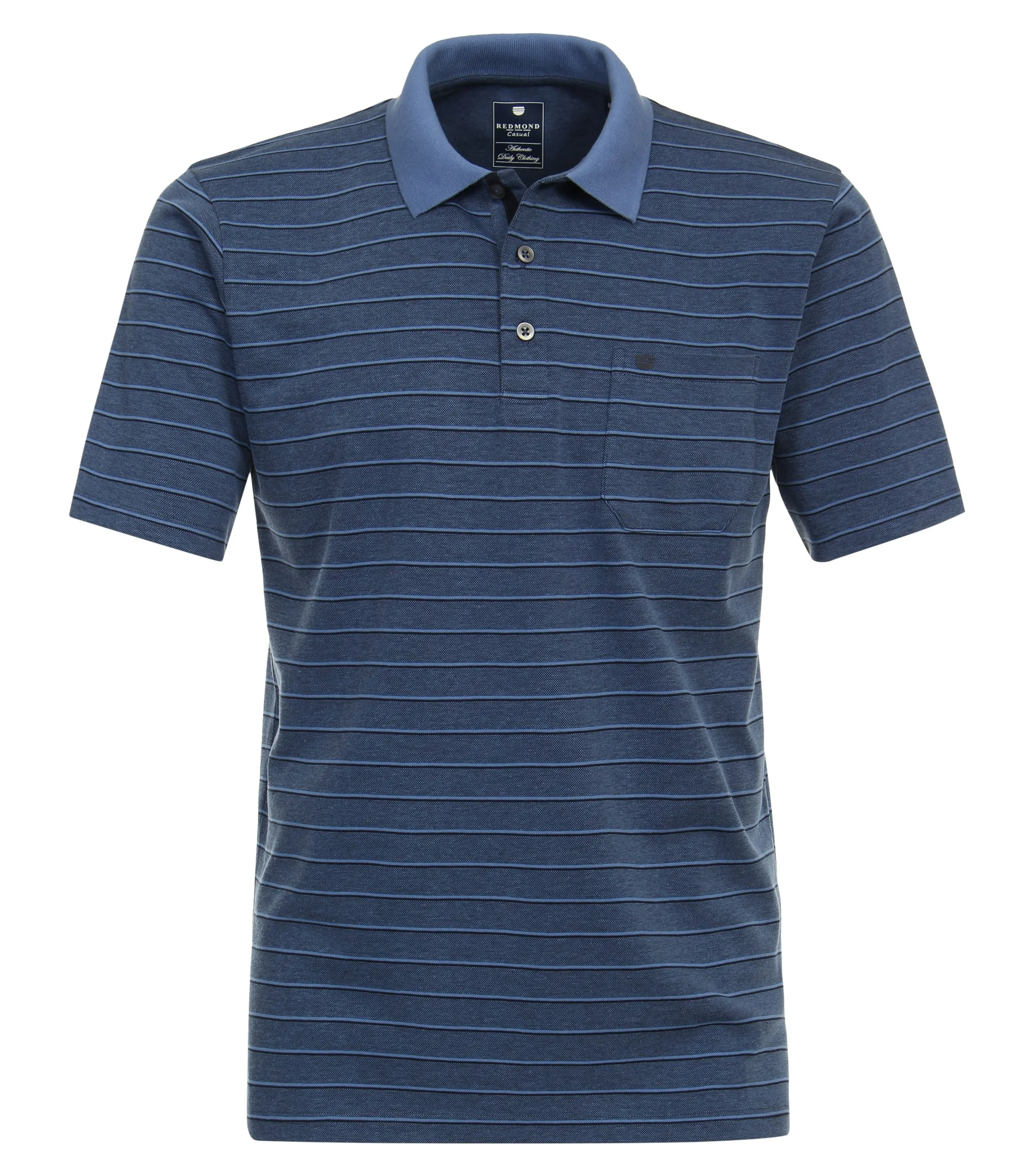 REDMOND Polo-Shirt in Blau - 50 % Baumwolle, 50 % Polyester - Ansicht 1
