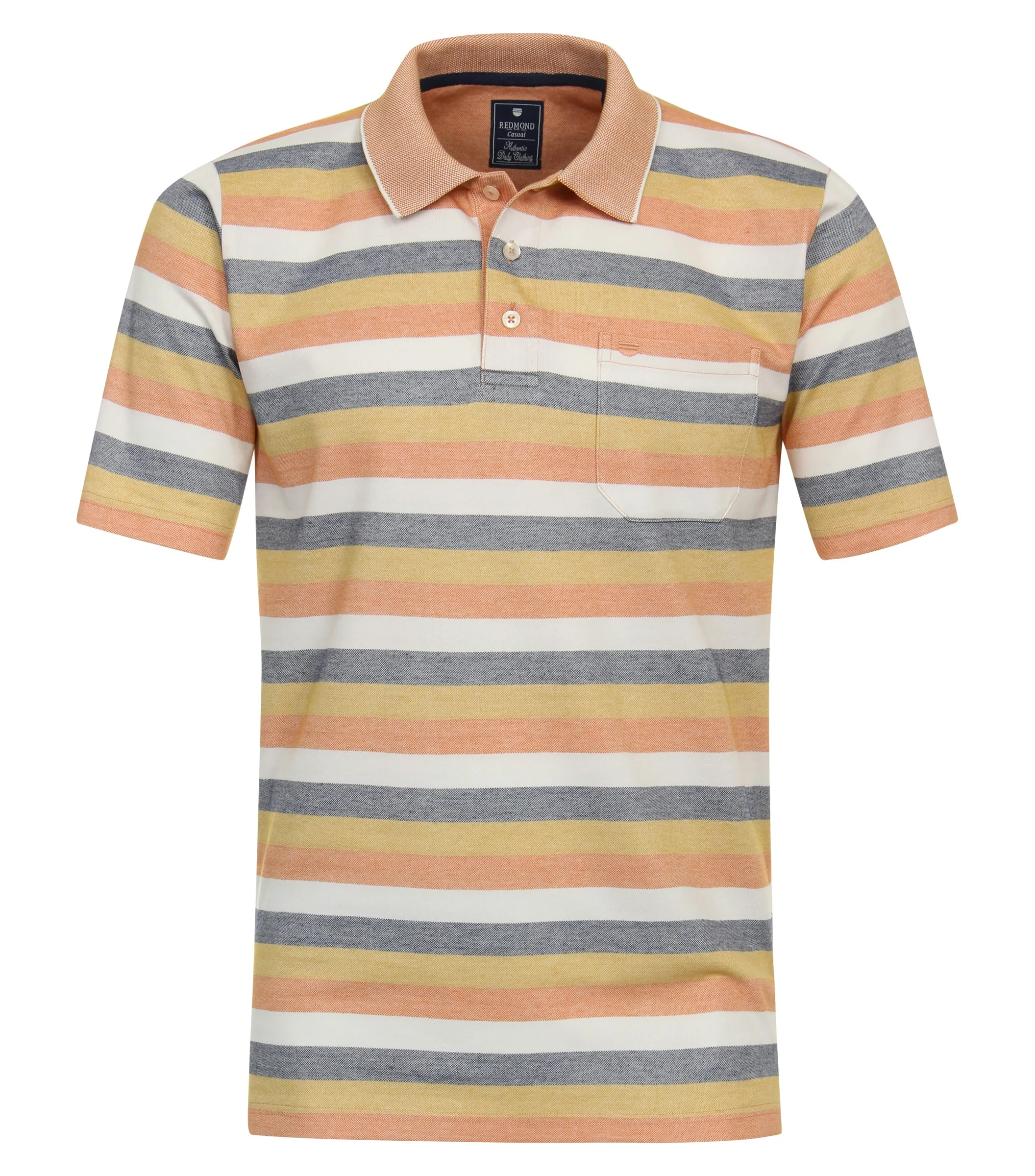 REDMOND Polo-Shirt in Orange - 50 % Baumwolle, 50 % Polyester - Ansicht 1