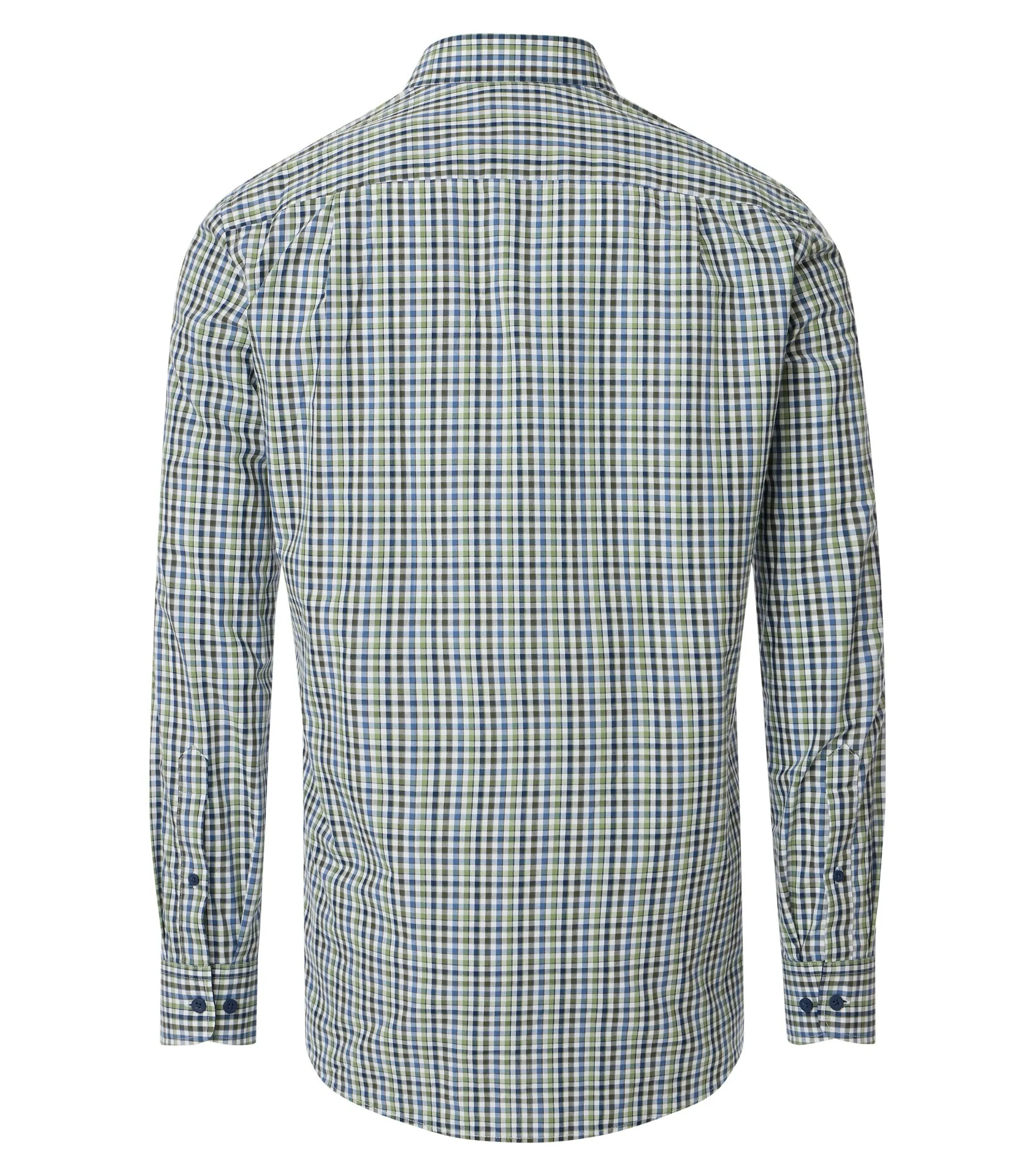 REDMOND Freizeithemd in Grün - 100 % Baumwolle - Ansicht 2