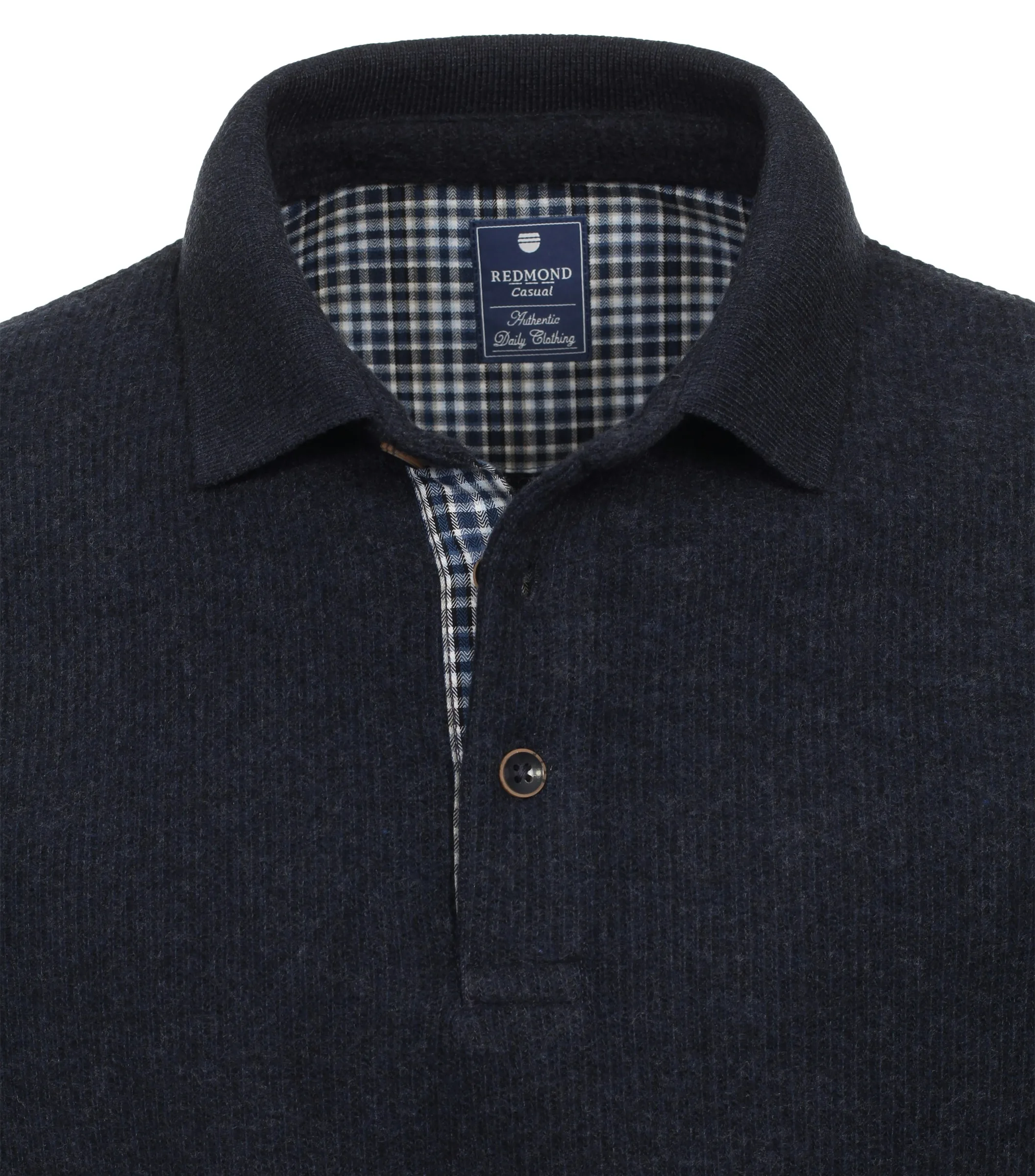 REDMOND Sweatshirt in Blau - 60 % Baumwolle, 40 % Polyester - Ansicht 3