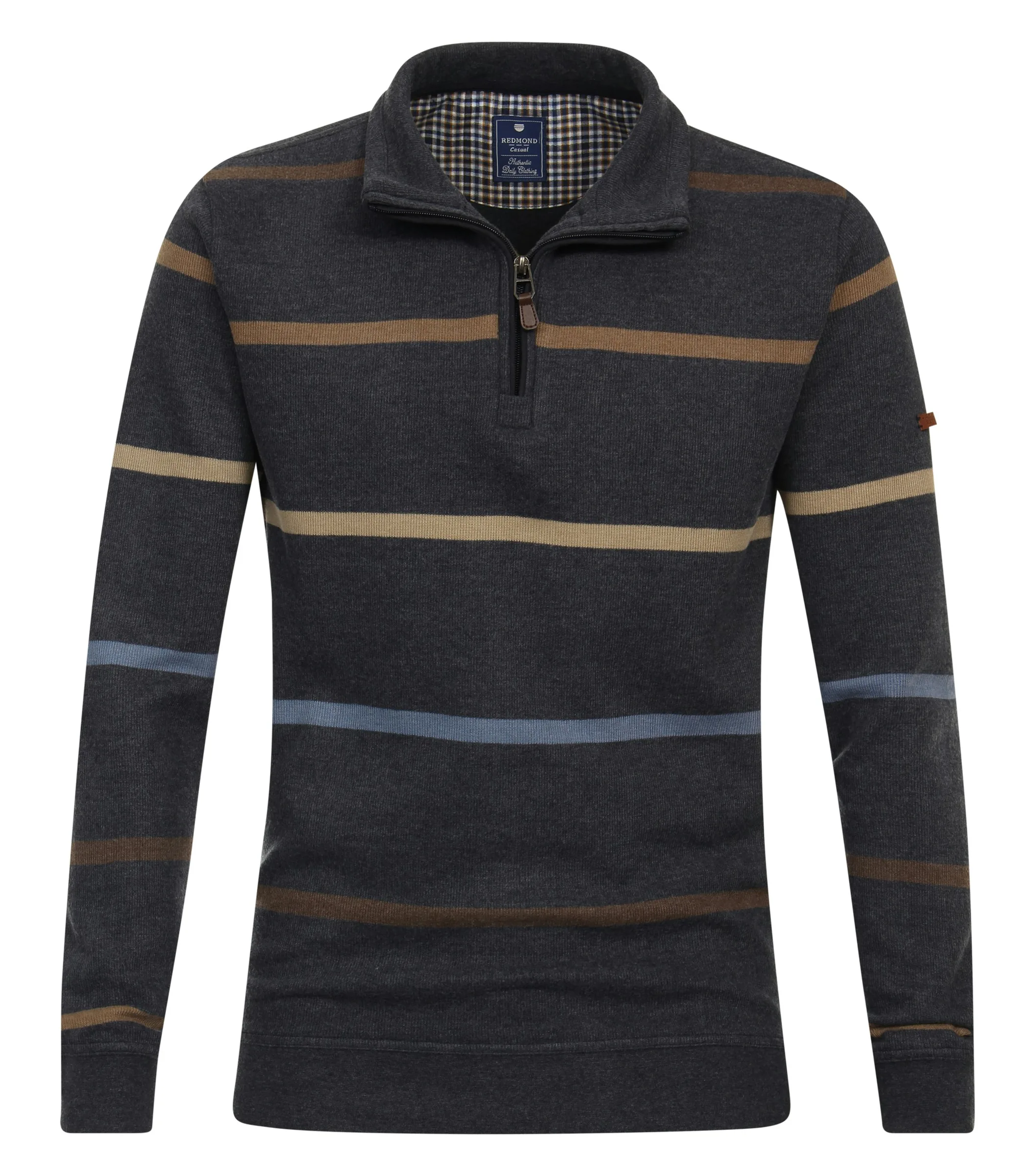 REDMOND Sweatshirt in Braun - 60 % Baumwolle, 40 % Polyester - Ansicht 1