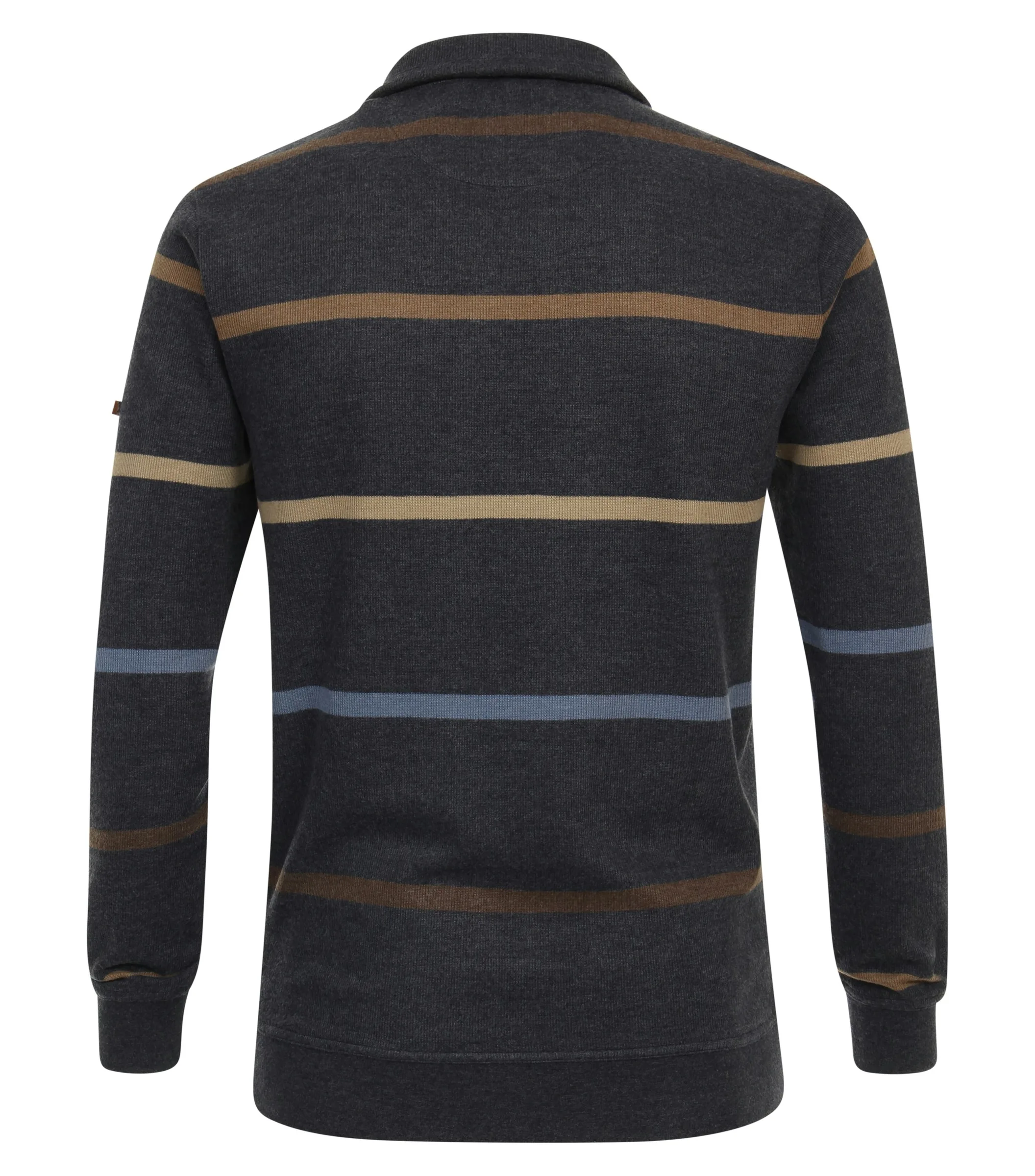 REDMOND Sweatshirt in Braun - 60 % Baumwolle, 40 % Polyester - Ansicht 2