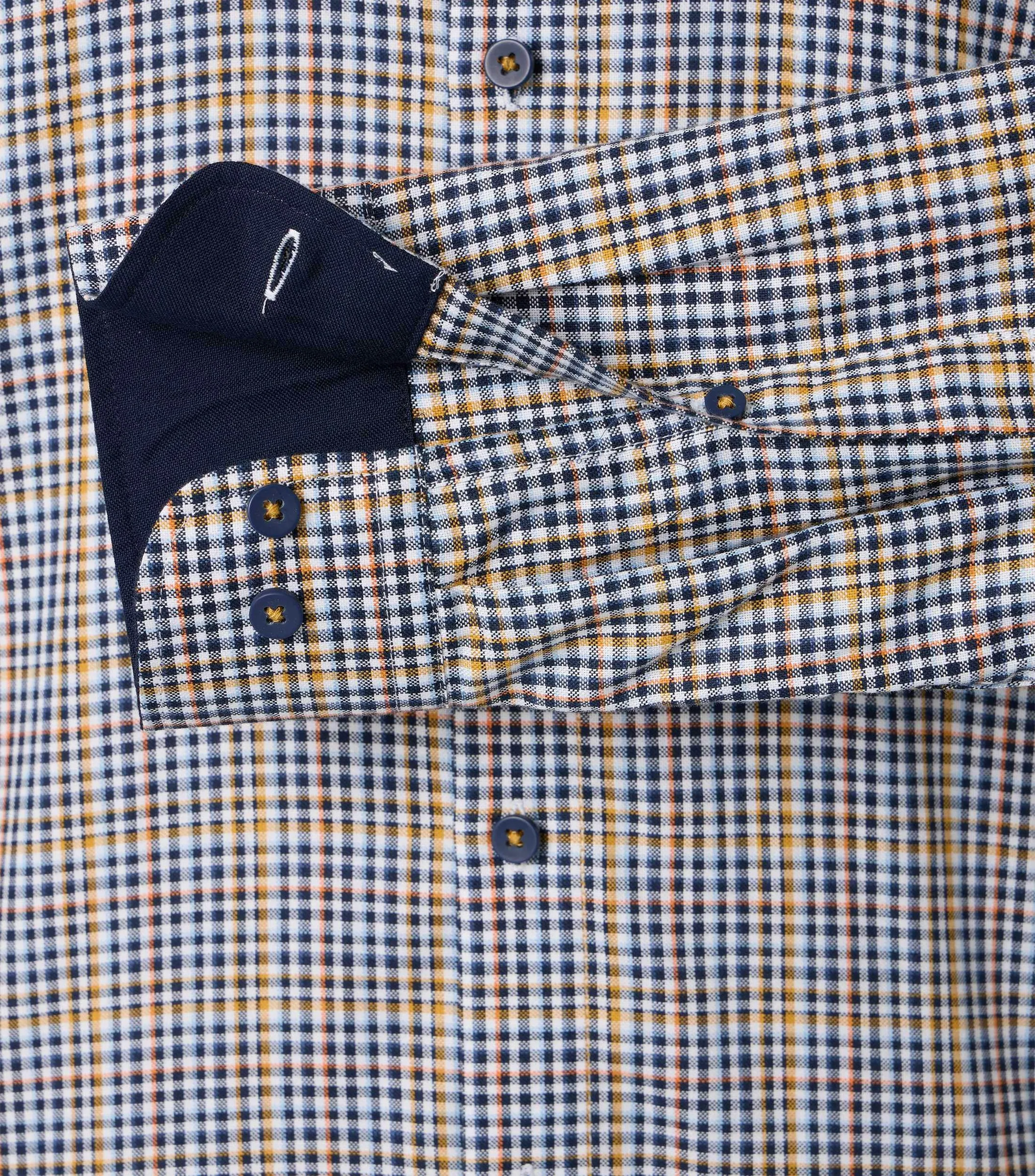 REDMOND Freizeithemd in Gelb - 100 % Baumwolle - Ansicht 4