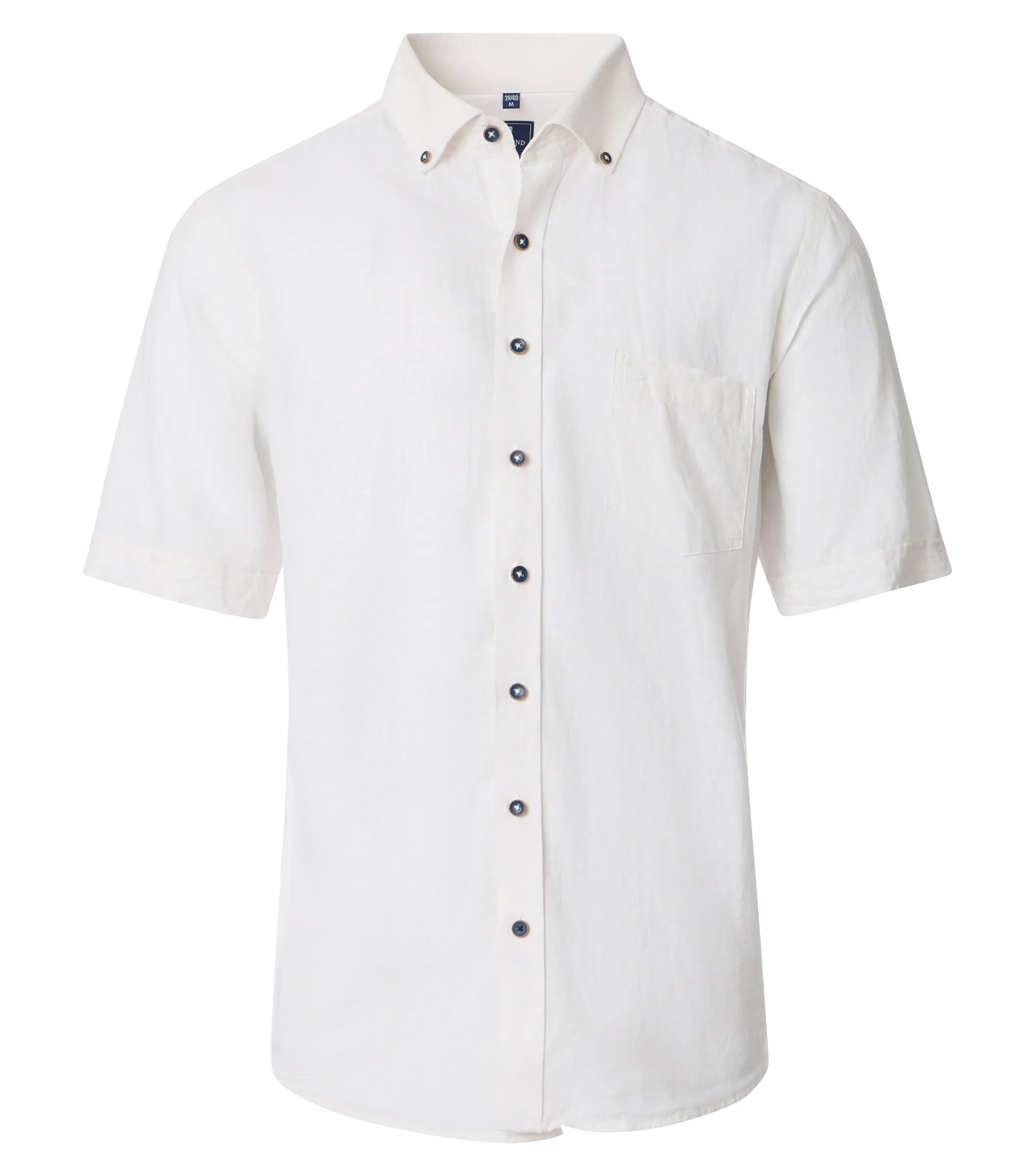 REDMOND Leinenhemd in Weiss - 55 % Leinen, 45 % Baumwolle - Ansicht 1