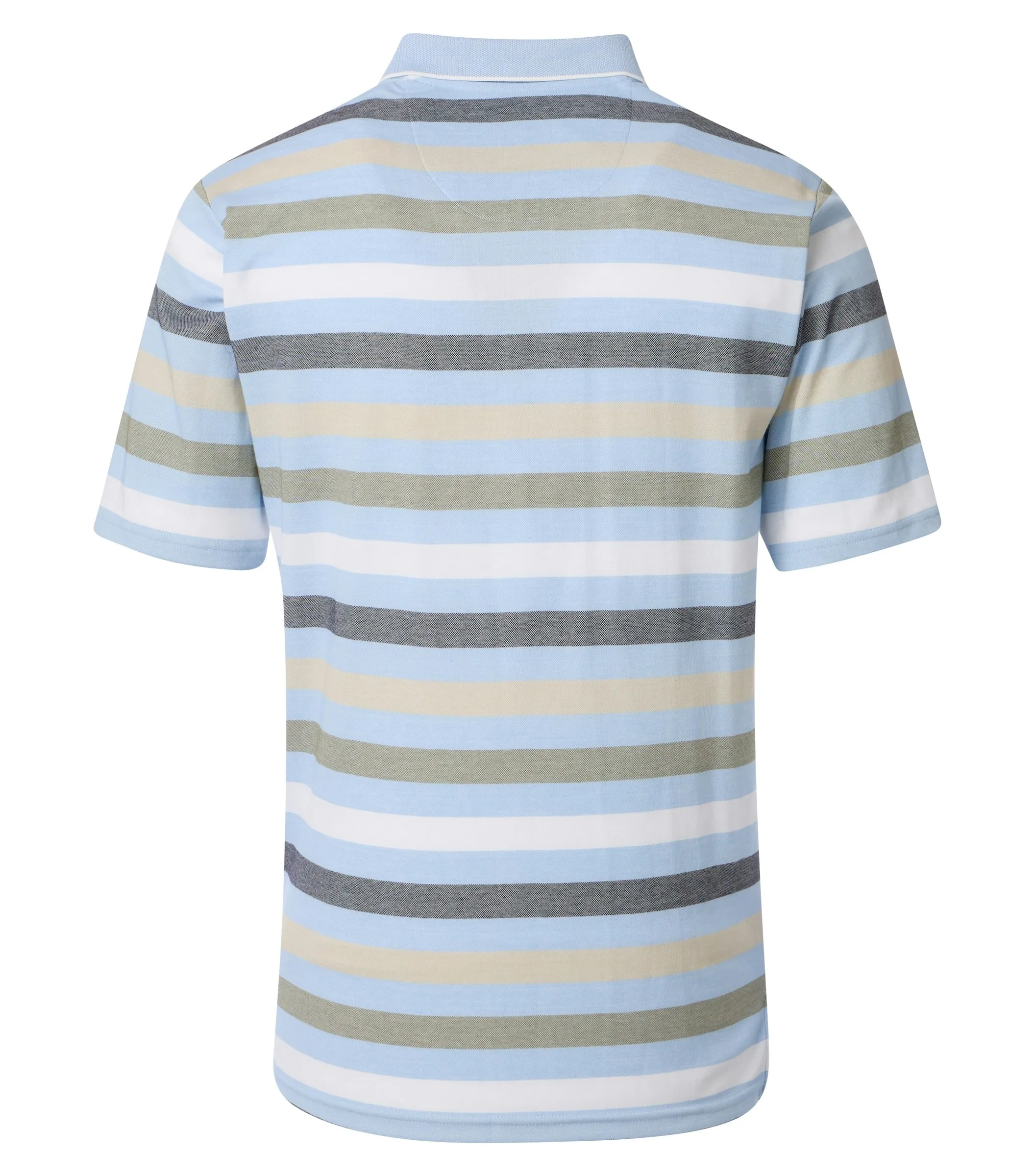 REDMOND Polo-Shirt in Blau - 50 % Baumwolle, 50 % Polyester - Ansicht 2