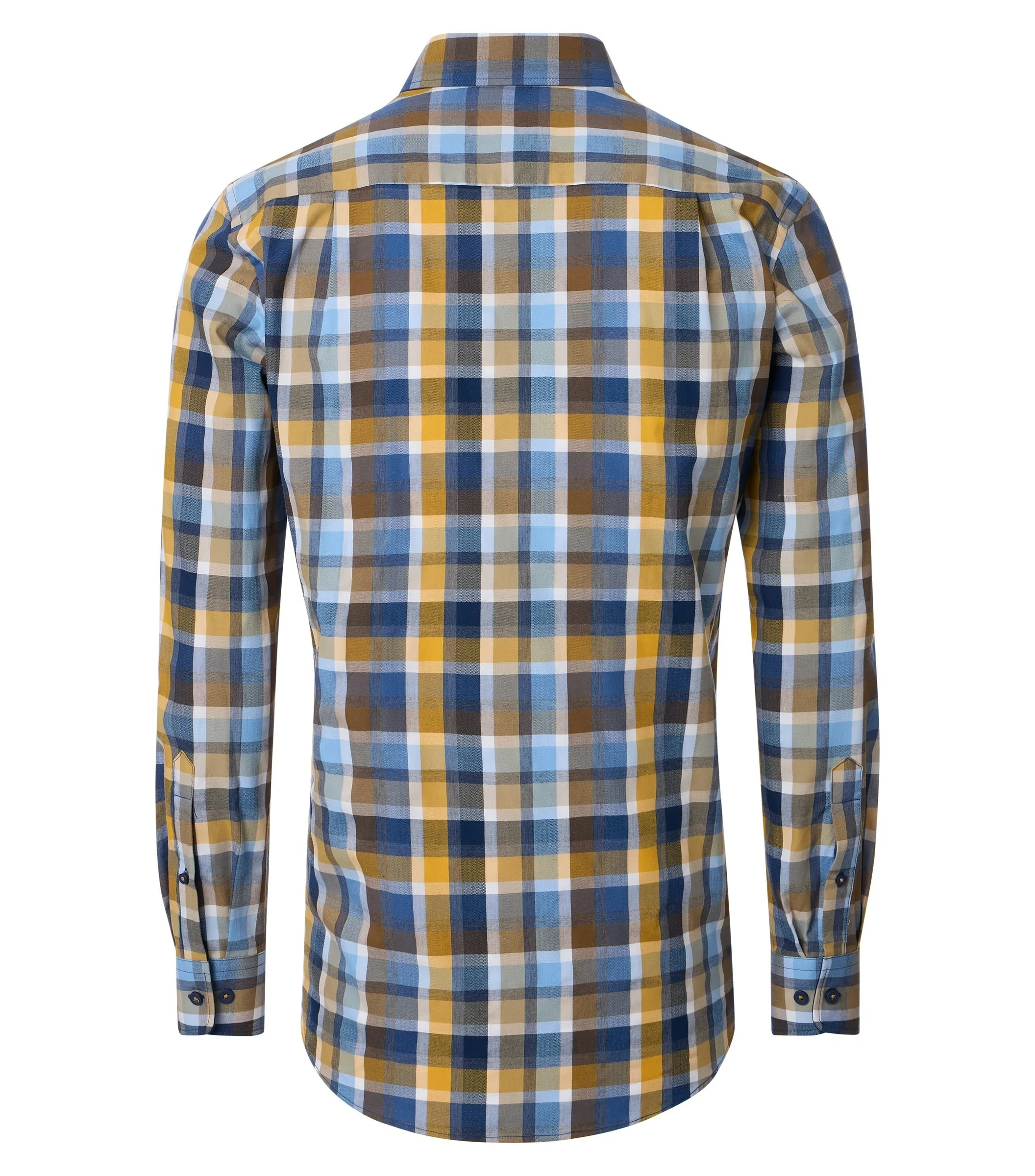 REDMOND Freizeithemd in Braun - 100 % Baumwolle - Ansicht 2