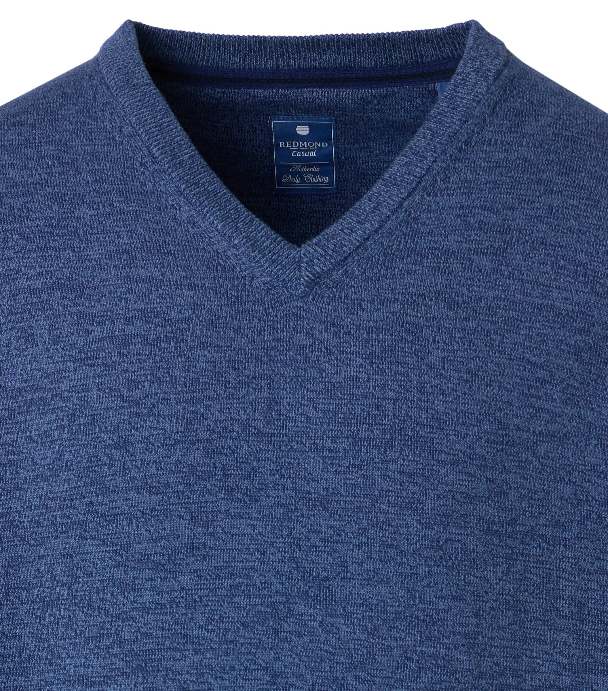 REDMOND Pullover in Blau - 100 % Baumwolle - Ansicht 3