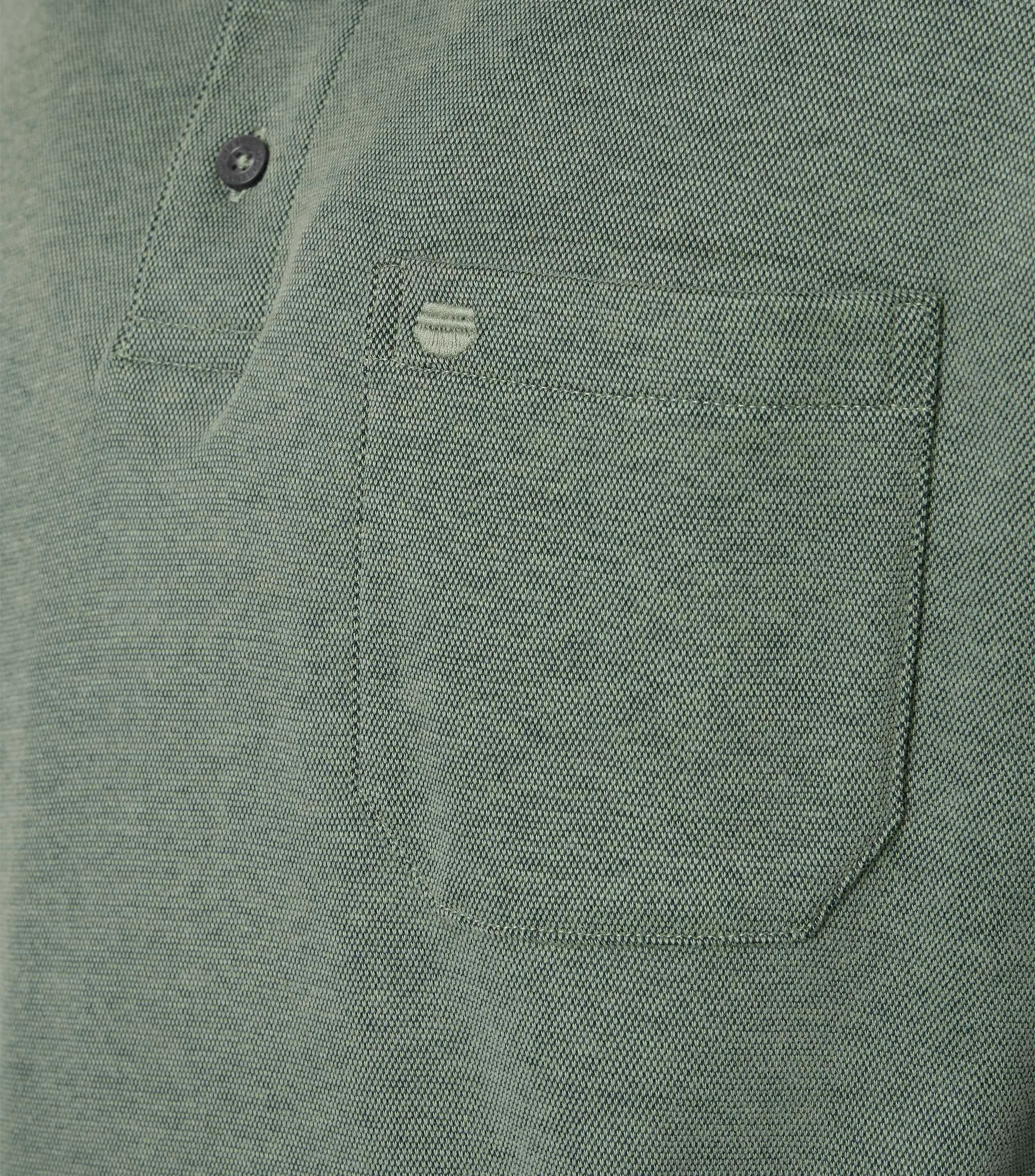 REDMOND Polo-Shirt Langarm in Grün - 60 % Baumwolle, 40 % Polyester - Ansicht 4