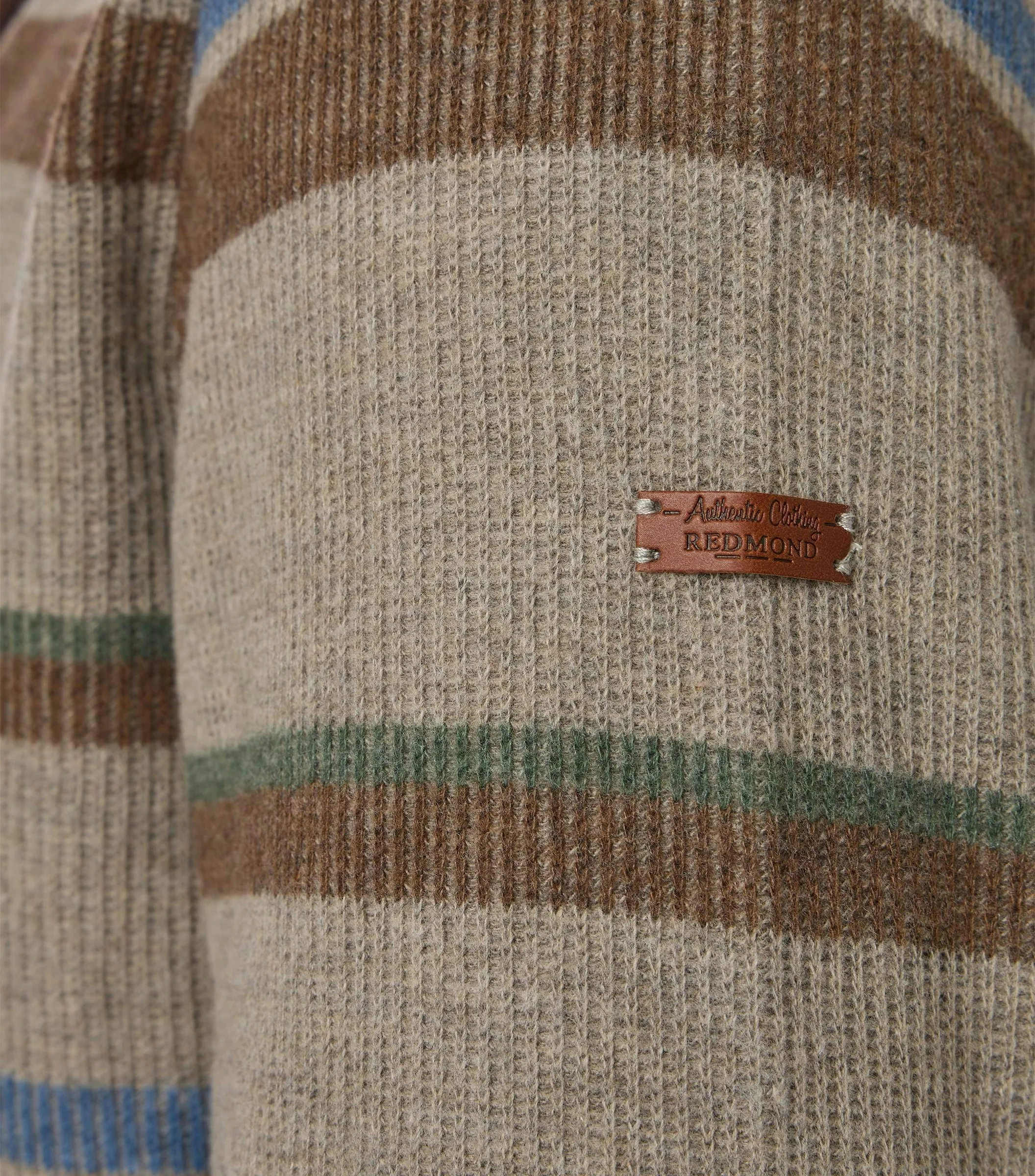 REDMOND Sweatshirt in Braun - 60 % Baumwolle, 40 % Polyester - Ansicht 4