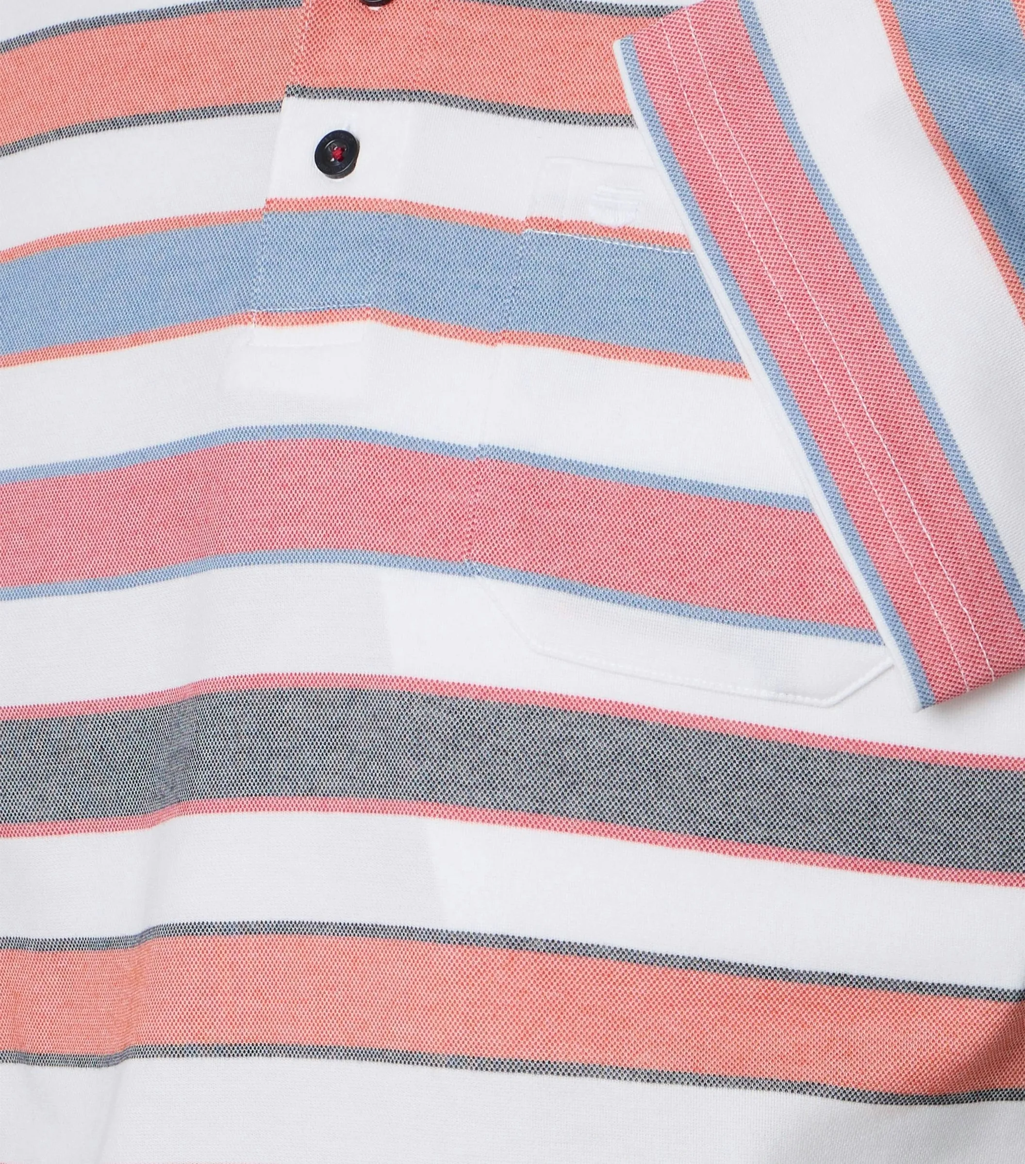 REDMOND Polo-Shirt in Rot - 50 % Baumwolle, 50 % Polyester - Ansicht 4