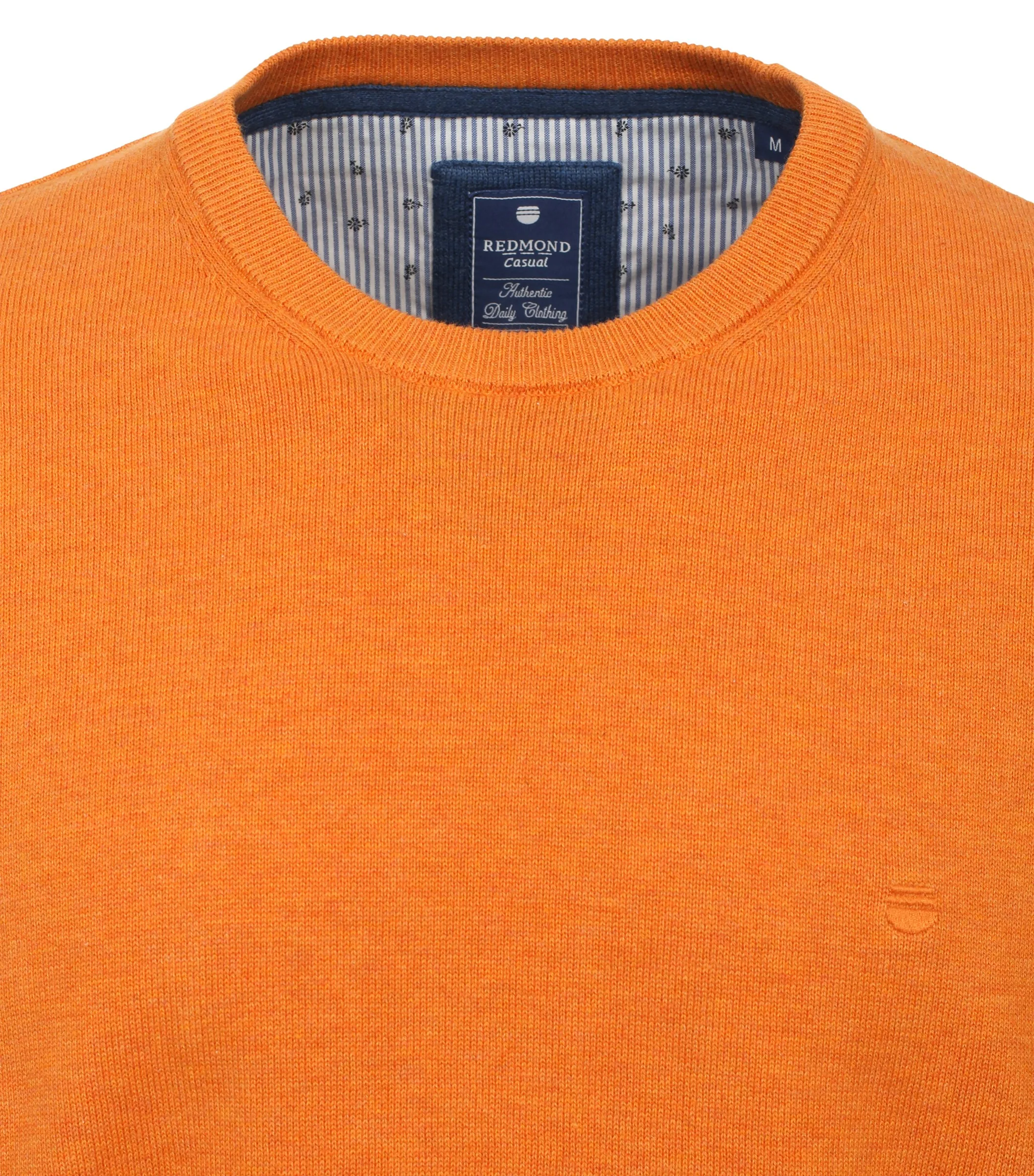 REDMOND Pullover in Orange - 100 % Baumwolle - Ansicht 3