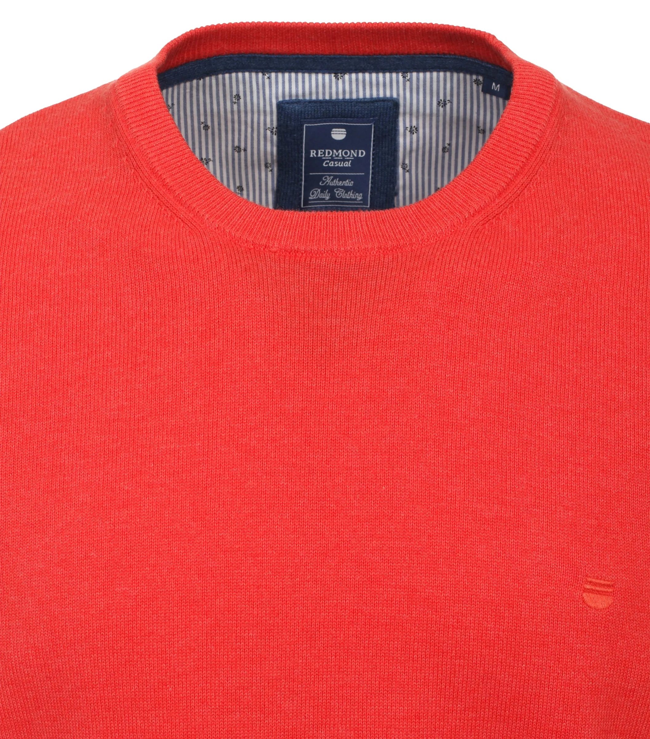 REDMOND Pullover in Rot - 100 % Baumwolle - Ansicht 3