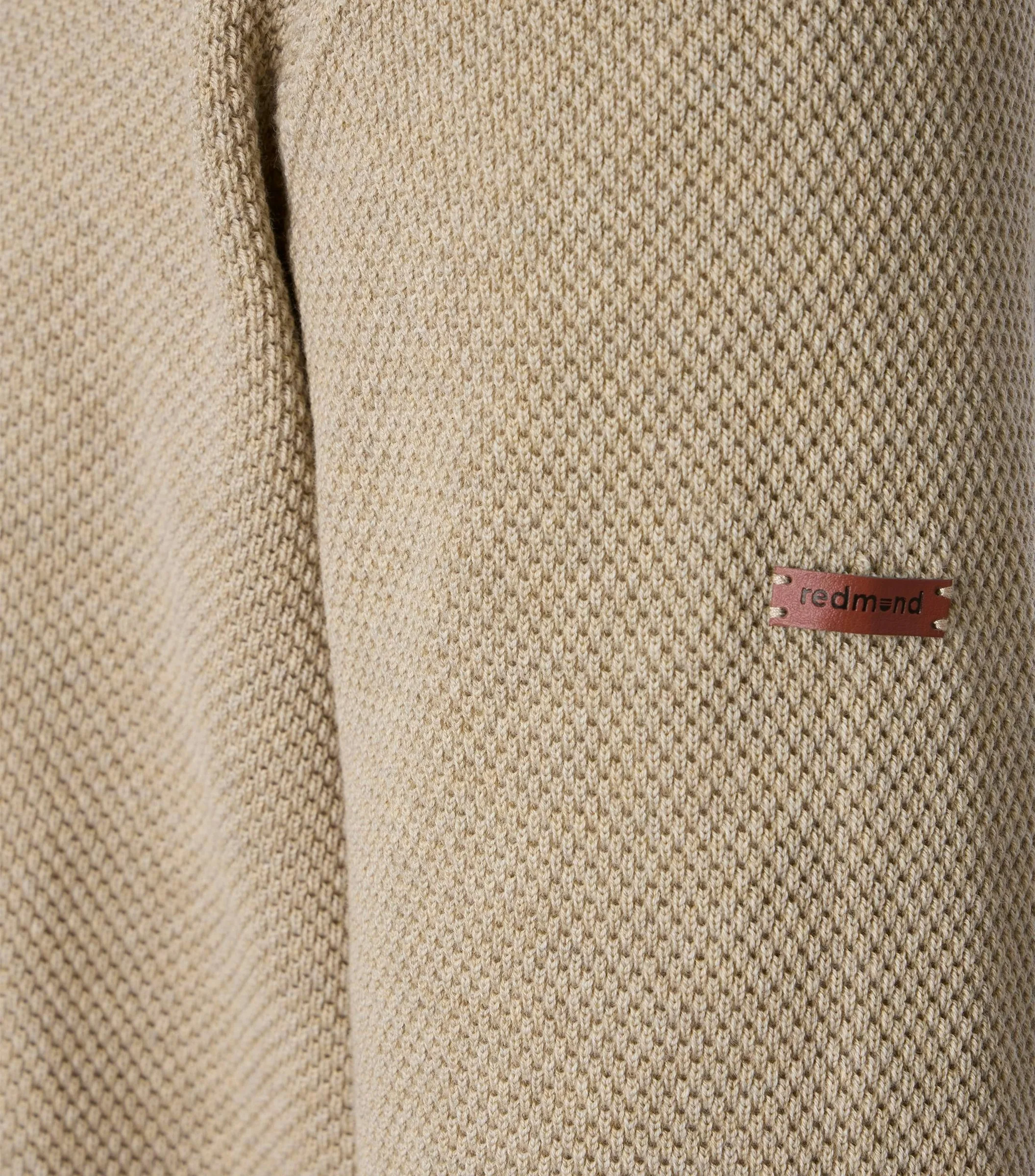 REDMOND Pullover in Beige - 100 % Baumwolle - Ansicht 4